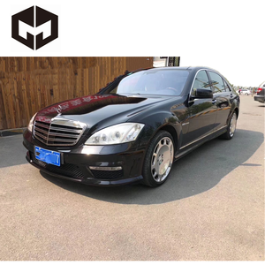 Paraurti anteriore in plastica PP paraurti posteriore minigonne laterali fendinebbia Kit carrozzeria accessori auto per <span class=keywords><strong>Mercedes</strong></span> classe <span class=keywords><strong>S</strong></span> <span class=keywords><strong>W221</strong></span> aggiornamento AMG - Product Image 4