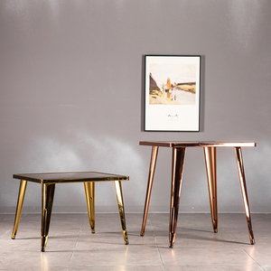 Sala mesas muebles de ocio pequeño sofá <span class=keywords><strong>mesa</strong></span> <span class=keywords><strong>lateral</strong></span> con rueda cuadrada moderna <span class=keywords><strong>mesa</strong></span> de centro de mármol - Product Image 4