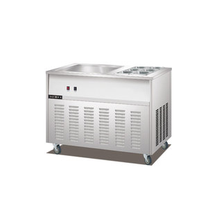 Uso comercial de hielo crema rollos máquina de freír rollos máquina de helados de Pan frito máquina de helados rollos - Product Image 2