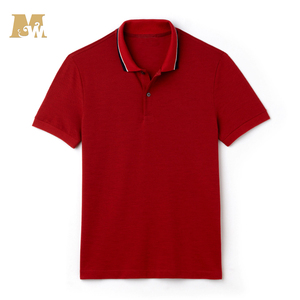 Venta al por mayor de <span class=keywords><strong>la</strong></span> fábrica de Polo camisa roja de <span class=keywords><strong>la</strong></span> máquina No nombre camisa de Polo de los hombres - Product Image 5
