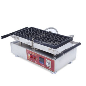 Bar equipo flip waffle máquina <span class=keywords><strong>de</strong></span> fabricación <span class=keywords><strong>de</strong></span> <span class=keywords><strong>Bélgica</strong></span> waffle maker personalizado waffle <span class=keywords><strong>de</strong></span> hierro para la venta - Product Image 1