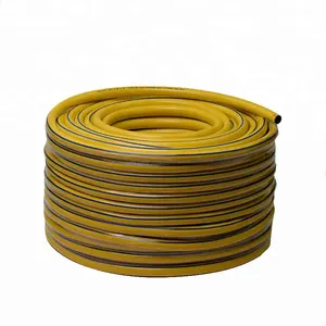 3/8 '', 5/16'' durable jaune pvc tuyau de gaz avec symbole ligne, GPL tuyau