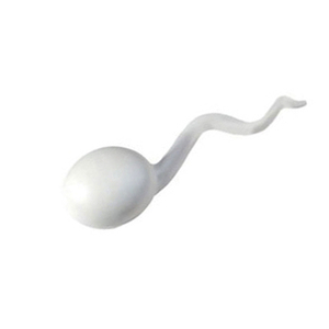 Pelota antiestrés personalizada para aliviar el estrés, juguete antiestrés de PU para aliviar el estrés en forma de espermas - Product Image 1