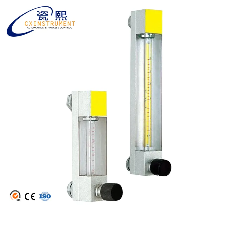 LZB विरोधी संक्षारक ग्लास ट्यूब प्रवाह मीटर हवा Rotameter