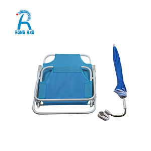 Exquisito diseño OEM personalizada <span class=keywords><strong>silla</strong></span> plegable con sombrilla, niños <span class=keywords><strong>Silla</strong></span> de playa plegable con paraguas - Product Image 2