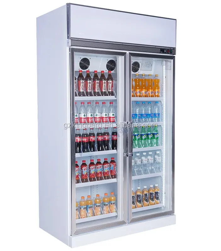 Best Quality Commercial Glass Door Vertical Showcase Refrigerator Factory Price