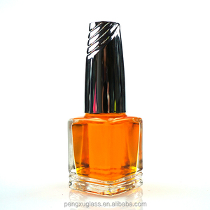 16 ml de alta calidad gran claro botella de vidrio vacía botella de gel de esmalte de uñas botella de esmalte de uñas con tapa - Product Image 1