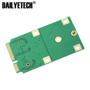 Mini PCI-E 2 Lane M.2 NGFF 30mm 42mm SSD zu 52pin mSATA Adapter Hinzufügen auf Karte PCBA von DAILYETECH - Product Image 3