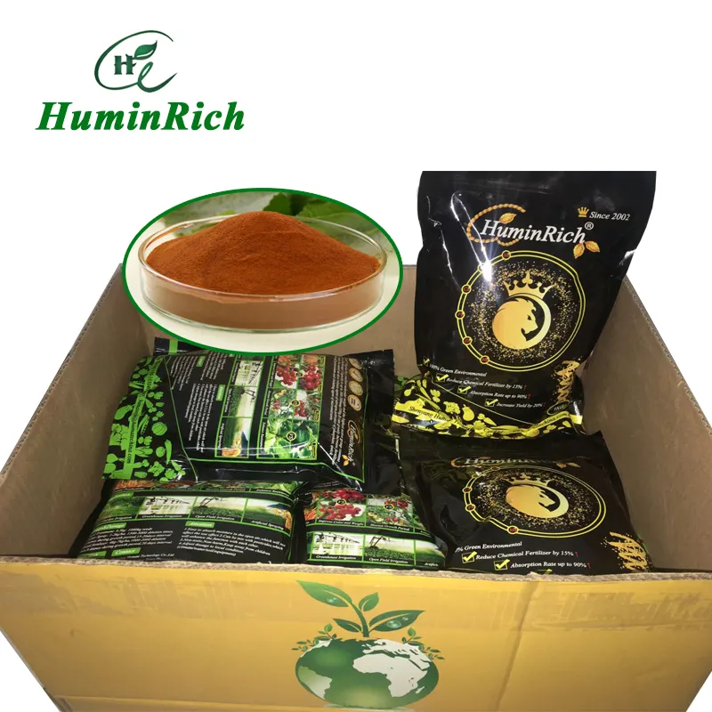 "Huminrich Huplus" SY3001 जैव Fulvic एसिड पोटेशियम कार्बनिक उर्वरक कृषि के लिए