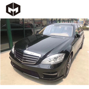 Paraurti anteriore in plastica PP paraurti posteriore minigonne laterali fendinebbia Kit carrozzeria accessori auto per <span class=keywords><strong>Mercedes</strong></span> classe <span class=keywords><strong>S</strong></span> <span class=keywords><strong>W221</strong></span> aggiornamento AMG - Product Image 2