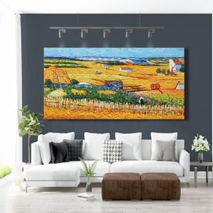 Stampa 3D di Articoli per la Casa, Riproduzione di <span class=keywords><strong>Van</strong></span> <span class=keywords><strong>Gogh</strong></span> Serie Campi di Grano, Dipinto a Olio su Tela Raccolto - Product Image 3