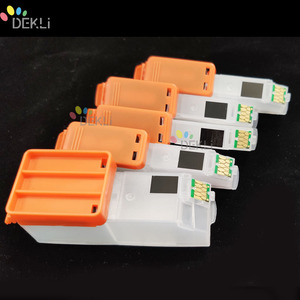 5 couleurs pour <span class=keywords><strong>Epson</strong></span> XP-530 XP-645 XP-<span class=keywords><strong>540</strong></span> Recharge <span class=keywords><strong>cartouche</strong></span> d'<span class=keywords><strong>encre</strong></span> avec puce de réinitialisation automatique - Product Image 1