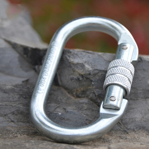 XINDA 25kN de plata oval screwgate de acero de aleación mosquetón para la seguridad <span class=keywords><strong>industrial</strong></span> escalada - Product Image 6