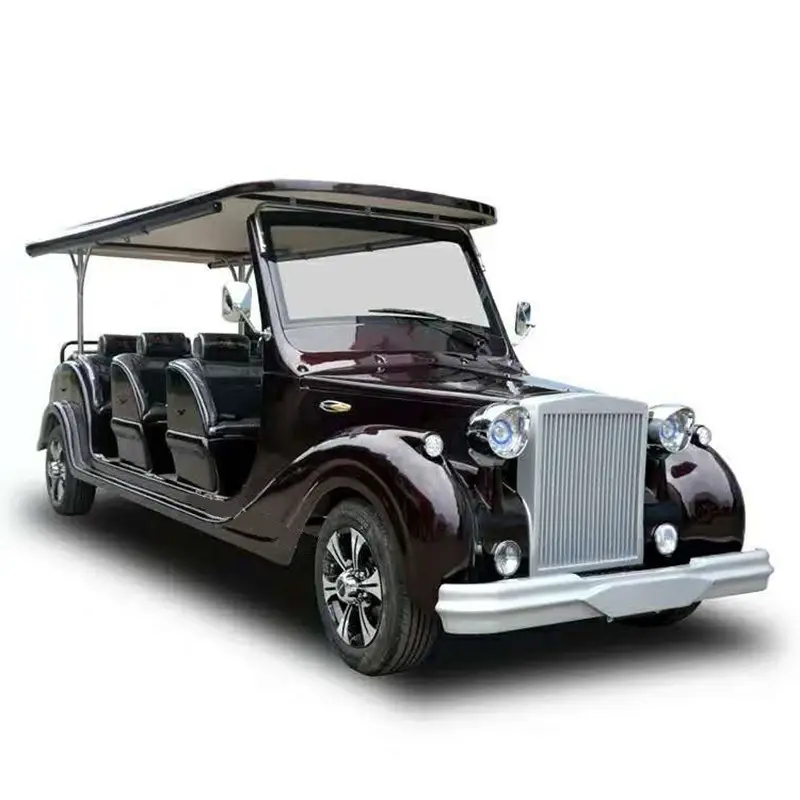 12 person petrol Vintage Classic Sightseeing Car with CE Approved