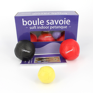 Bonne qualité se vendent bien PVC <span class=keywords><strong>en</strong></span> cuir pétanque de remplissage recycler le <span class=keywords><strong>plastique</strong></span> boccia balle - Product Image 4
