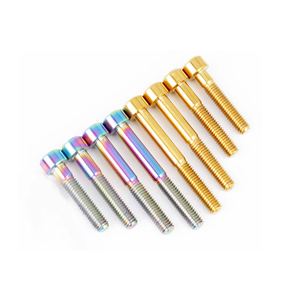 ISO 7380 Sekrup Tombol Soket Hex, Titanium Aloi <span class=keywords><strong>DIN</strong></span> <span class=keywords><strong>912</strong></span> Sekrup Titanium Ta2/Titanium TC4 Tempa Kekuatan Tinggi, CNC - Product Image 5