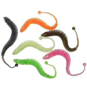 6 pcs/lot leurre <span class=keywords><strong>de</strong></span> pêche doux <span class=keywords><strong>vers</strong></span> <span class=keywords><strong>de</strong></span> <span class=keywords><strong>terre</strong></span> doux <span class=keywords><strong>vers</strong></span> <span class=keywords><strong>de</strong></span> Silicone gabarit odeur <span class=keywords><strong>de</strong></span> poisson Wobbler appâts <span class=keywords><strong>de</strong></span> pêche appâts artificiels - Product Image 3