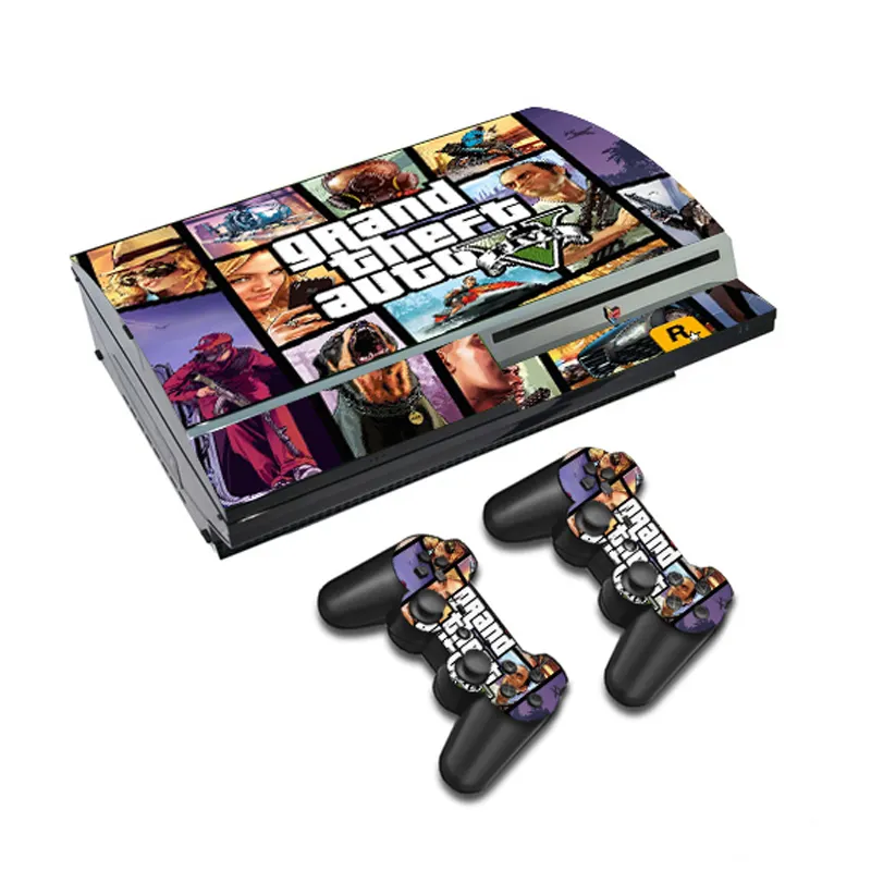 TECTINTER Decal Skin Vinyl For PS3 Game Console GTA Sticker