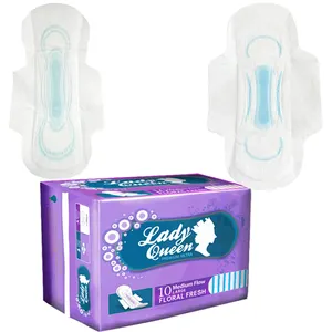 Care free servilletas sanitarias nocturnas femeninas para personas mayores, Impresión de tinta azul personalizada ultra delgada Uso De día toallas sanitarias súper secas mujeres