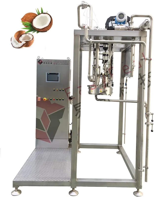 Noce di cocco macchine per la lavorazione di produzione di acqua/latte di cocco asettico riempimento linea di lavorazione pianta