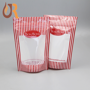 En gros en plastique paquet bonbons bonbons stand up ziplock impression double face mat surface en aluminium feuille d'emballage pochettes - Product Image 6
