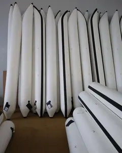 สีขาวสีดำ370*33 (เส้นผ่าศูนย์กลาง) ซม. PVC Pontoons พอง PVC บอลลูนสำหรับขาย