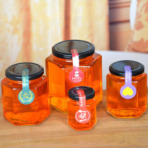 Respectueux de l'environnement alimentaire clair bocal en verre hermétique pour la mise en conserve miel, <span class=keywords><strong>cornichon</strong></span> en verre pot - Product Image 1