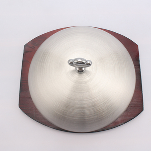 Couverture de plat en acier inoxydable, couronne de bœuf, style rond à la main, plat de steak, couverture alimentaire - Product Image 3