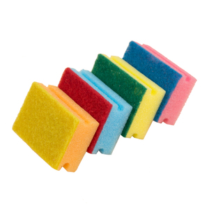 Double usage plats colorés ustensiles <span class=keywords><strong>non</strong></span> abrasif cuisine nettoyage éponge à récurer - Product Image 6