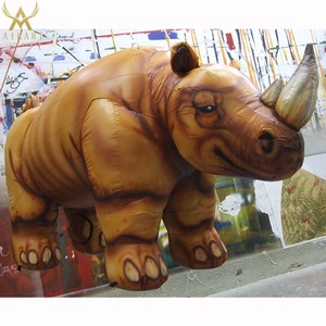 Personalizzare giardino display esterno animale gonfiabile Rinoceronte modello - Product Image 3