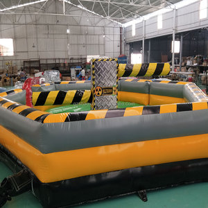 Máquina de juego inflable del curso del desafío del Wipeout del derretimiento de <span class=keywords><strong>la</strong></span> fusión del acontecimiento al aire libre de l - Product Image 3