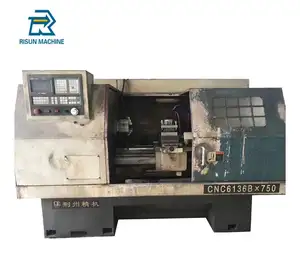 Tweedehands CNC 6136*750mm draaibank machine gebruikt CNC draaien centrum voor metalen