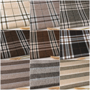 Tissus d'ameublement modernes pour la maison, à rayures, aspect lin, 100% polyester, <span class=keywords><strong>tissu</strong></span> pour canapé - Product Image 4