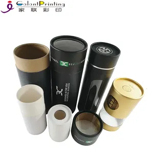 Biologisch abbaubare neue Produkte Papp röhrchen für leere Kaffee-/Tee-/T-Shirt-Rollbox-Flaschen röhrchen verpackungen