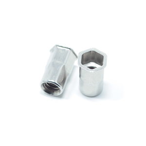 Écrou de rivet hexagonal en acier inoxydable Écrou de rivet en acier inoxydable à tête réduite - Product Image 6
