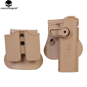 Emersongear Imi ロータリーホルスタータクティカルマガジンキャリアセットのため <span class=keywords><strong>1911</strong></span> 拳銃ピストル雑誌バッグホルスター狩猟機器の付属品 - Product Image 1
