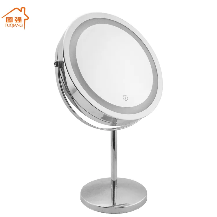 Illuminato Ingrandimento Cosmetico Led 2019 Specchio per Il Trucco Vanità Luce 5X da Tavolo Specchi con Le Luci