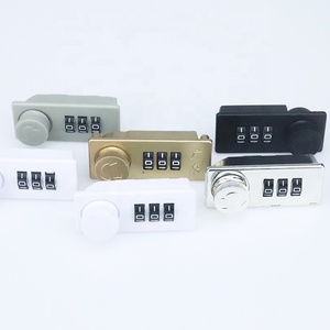 XMM-5012 Đen Bạc Thiết Lập Lại Kết Hợp Khóa Tủ 3 Khóa Mật Khẩu Kỹ Thuật Số Áp Dụng Trên Tủ Ngăn Kéo Khóa - Product Image 6