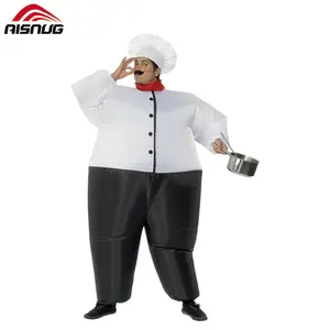 Natale capodanno adulto grasso italiano pizza chef costume di ballo per uomo donna south park Halloween chef costume vestito