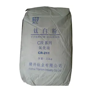 Pigment en oxyde de titane R211, 20g CR-211, alimenté par un processus de chlore pour les carbonatées de terrain R211