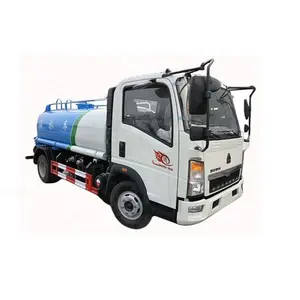 HOWO 4x2 Medium 5cbm wasser sprinkler lkw für garten in Afrika