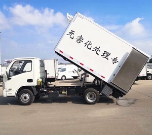 Yuejin 4x2 <span class=keywords><strong>camion</strong></span> di trasporto di animali morti 8cbm morte del corpo congelatore - Product Image 2