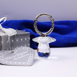 Ciuccio per Neonati in <span class=keywords><strong>Cristallo</strong></span> Fatto a Mano, Vendita Calda, per Bomboniere Battesimo e Regali per Baby Shower - Product Image 5