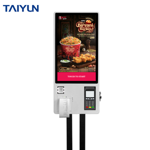 24 pulgadas de pago de servicio de pedido quiosco <span class=keywords><strong>en</strong></span> el restaurante con escáner de código de barras de impresora térmica - Product Image 1