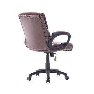 Mode vente chaude multifonctionnel noir nylon roulettes <span class=keywords><strong>de</strong></span> luxe brun exécutif <span class=keywords><strong>de</strong></span> <span class=keywords><strong>bureau</strong></span> en cuir <span class=keywords><strong>chaise</strong></span> pivotante - Product Image 3