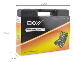 Lz8010a — Kit d'outils de réparation de vélo, boîte à outils de bicyclette, bicyclette, ensemble 26 pièces - Product Image 5
