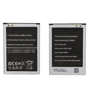 Made in China hoge capaciteit mobiele telefoon 1900 mah batterij voor samsung galaxy s4 mini i9190 i9195 B500BE 1900 mAh batterij