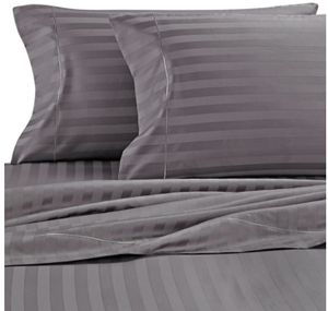<span class=keywords><strong>Set</strong></span> Seprai <span class=keywords><strong>Satin</strong></span> Setrip Katun 300TC 100 Bekas Hotel Bintang 5 Mewah - Product Image 4