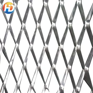 Steel aluminum expanded mesh floor grating expanded metals