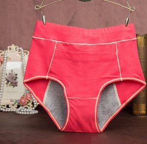 <span class=keywords><strong>Las</strong></span> <span class=keywords><strong>niñas</strong></span> venta al por mayor de la ropa interior de cintura alta de algodón 100 a prueba de fugas transpirable bragas - Product Image 5
